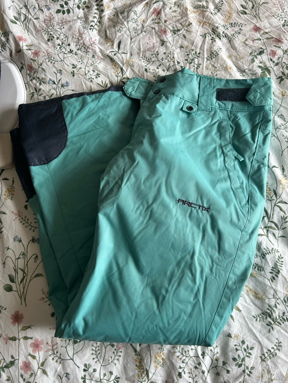 Arctix Teal Winter Ski Pants with Gray Lining